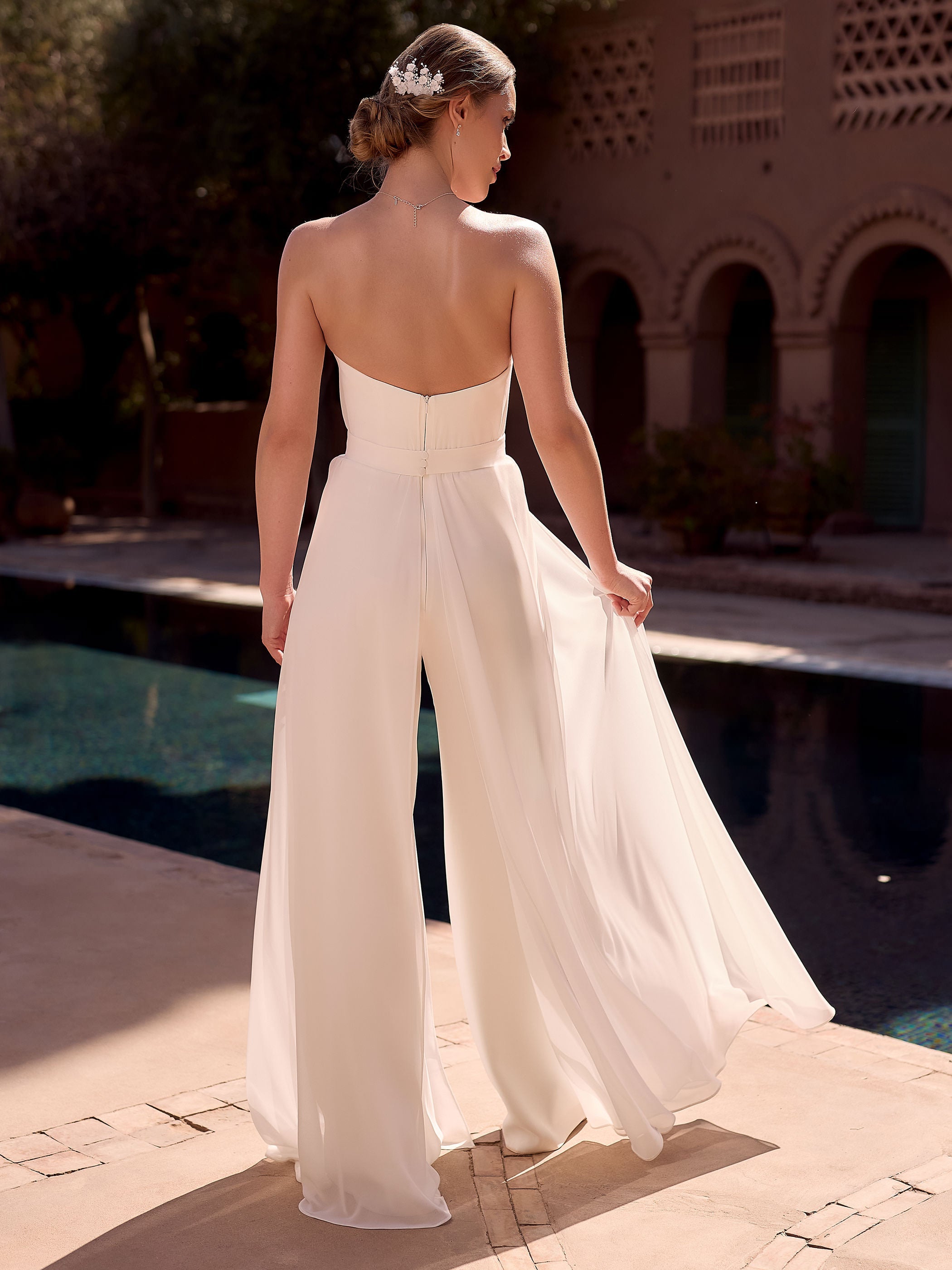 DOVE BRIDAL JUMPSUIT