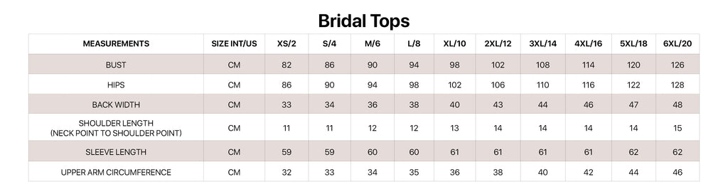 BRIDAL TOP E452