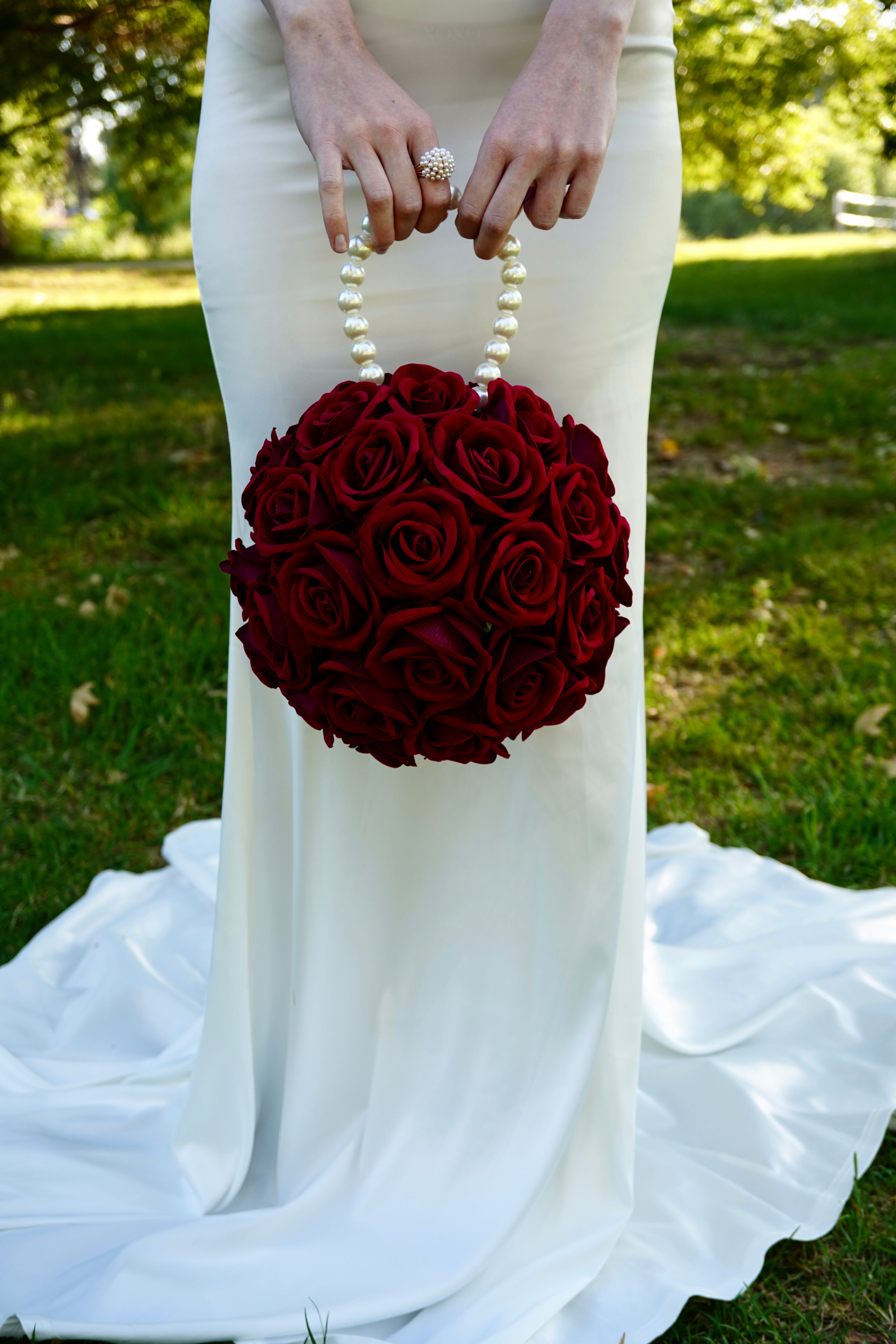 BRIDAL BOUQUET ROND ROSE