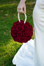BRIDAL BOUQUET ROND ROSE