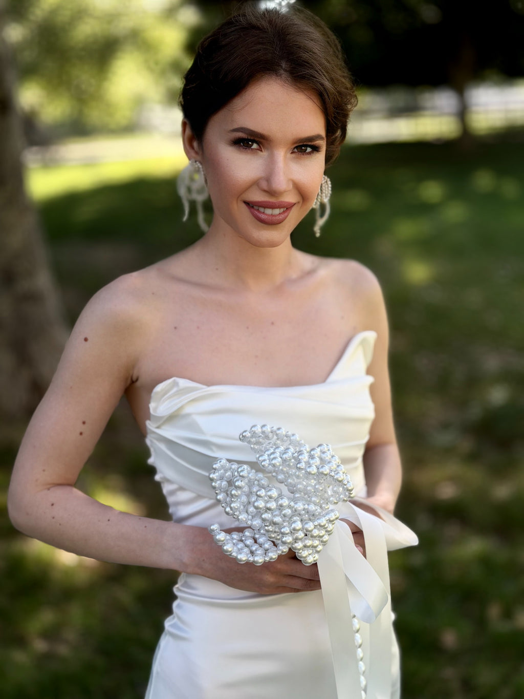 BRIDAL BOUQUET FLOWER PEARL