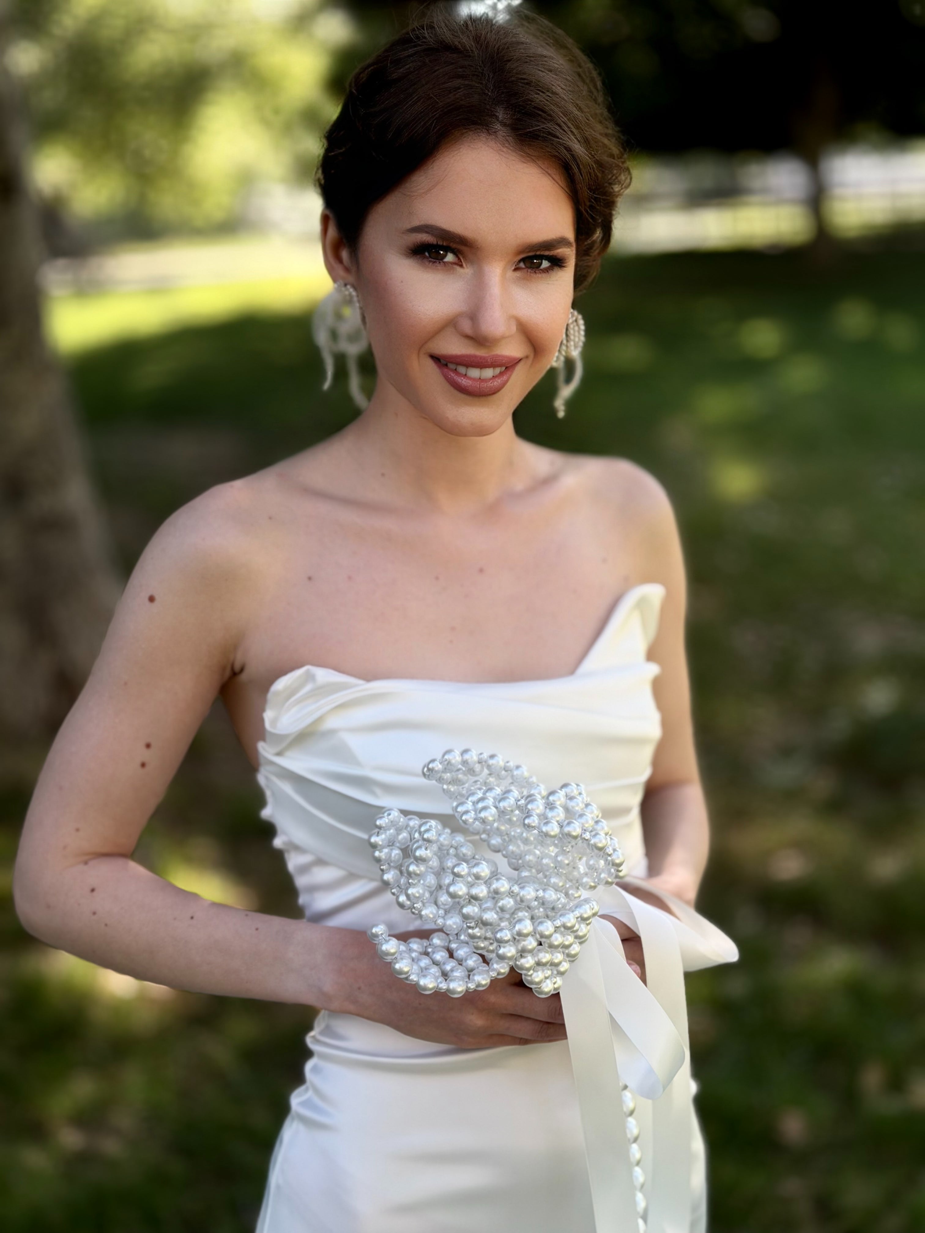 BRIDAL BOUQUET FLOWER PEARL
