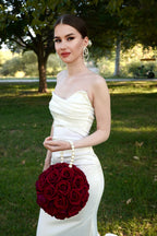 BRIDAL BOUQUET ROND ROSE