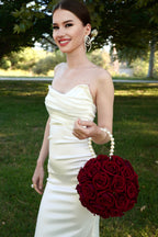 BRIDAL BOUQUET ROND ROSE