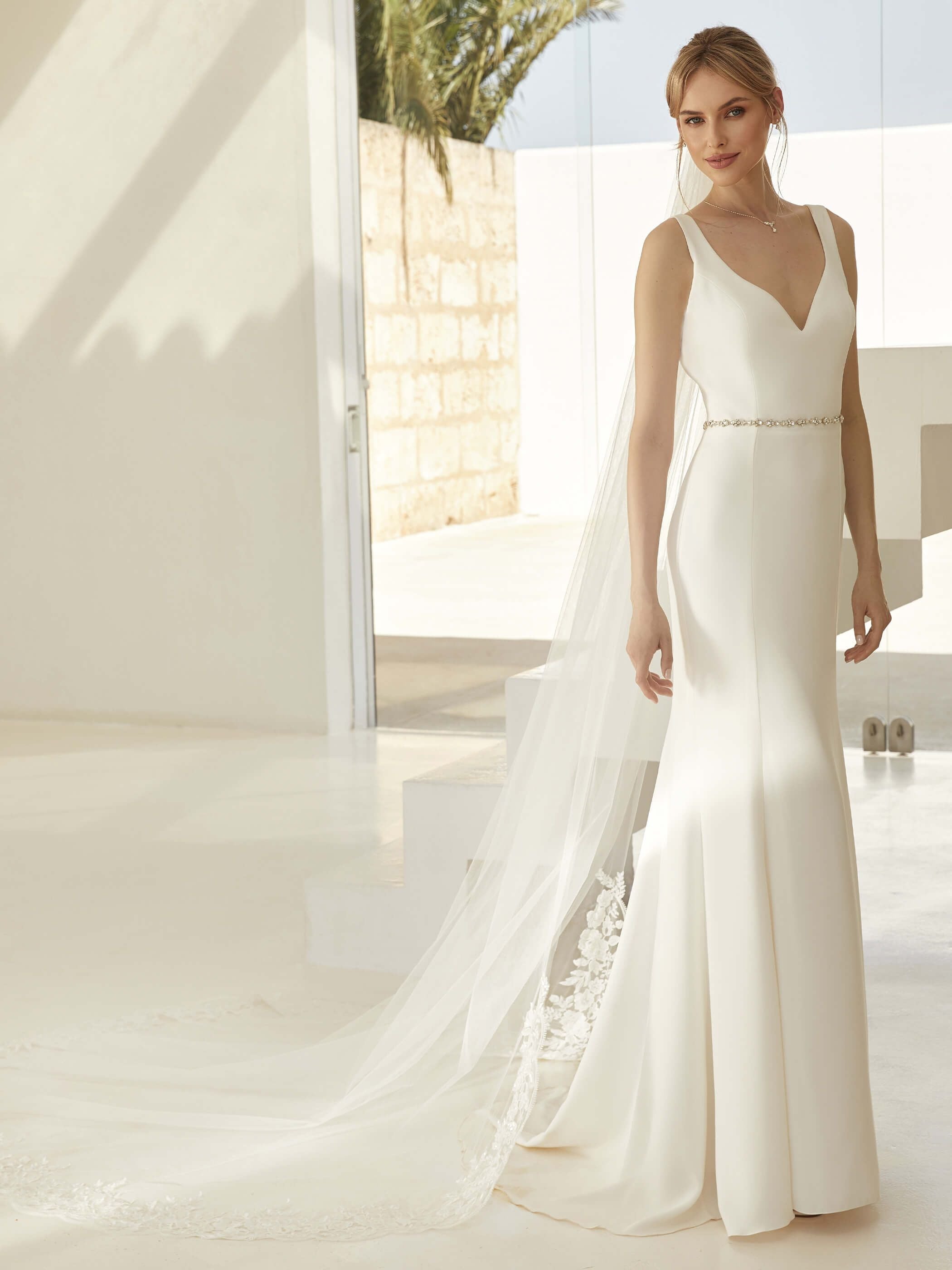 LACE EDGE VEIL S421