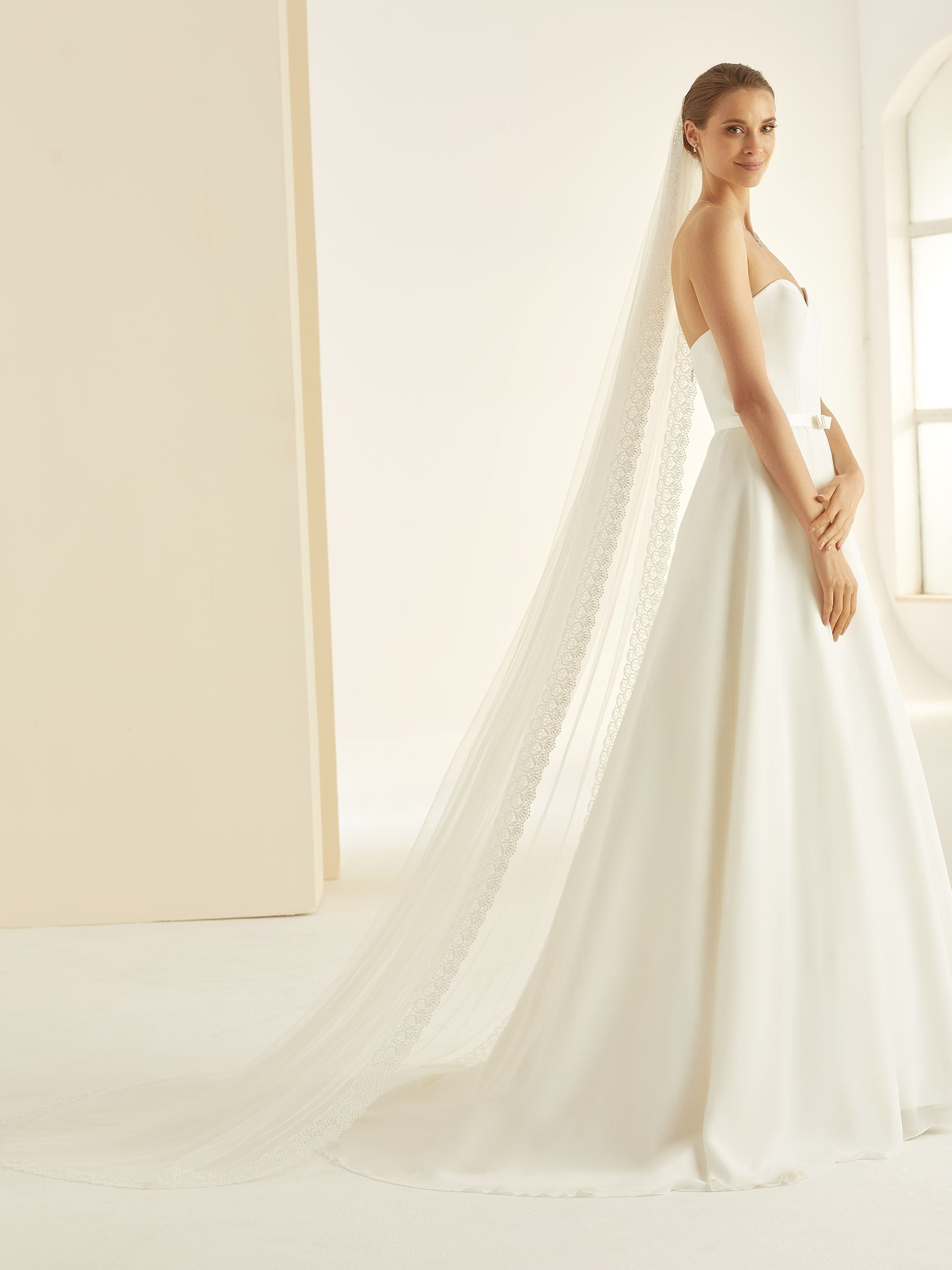 LACE EDGE VEIL S352