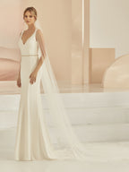 LACE EDGE VEIL S406