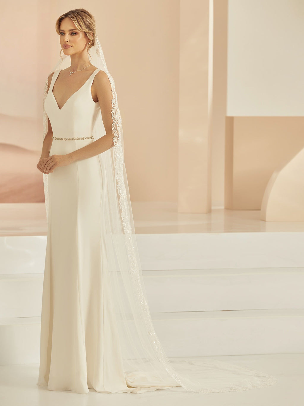 LACE EDGE VEIL S407