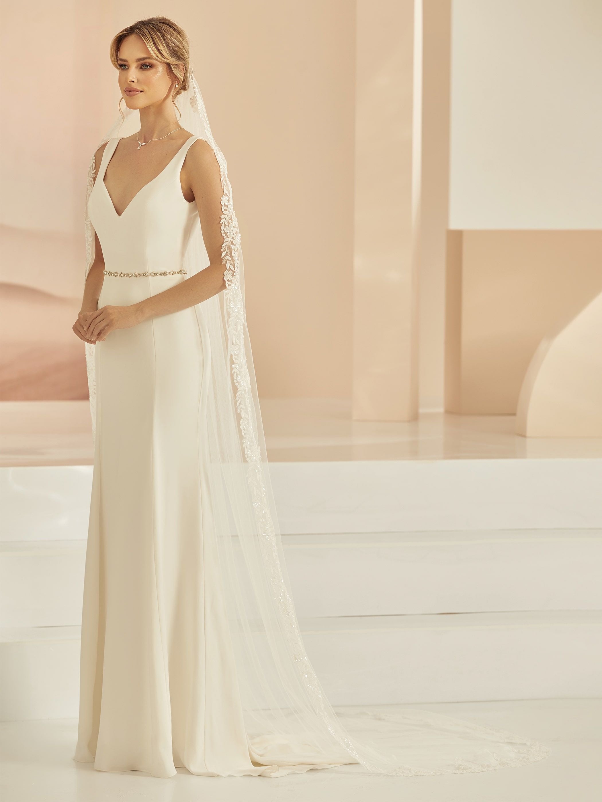 LACE EDGE VEIL S407