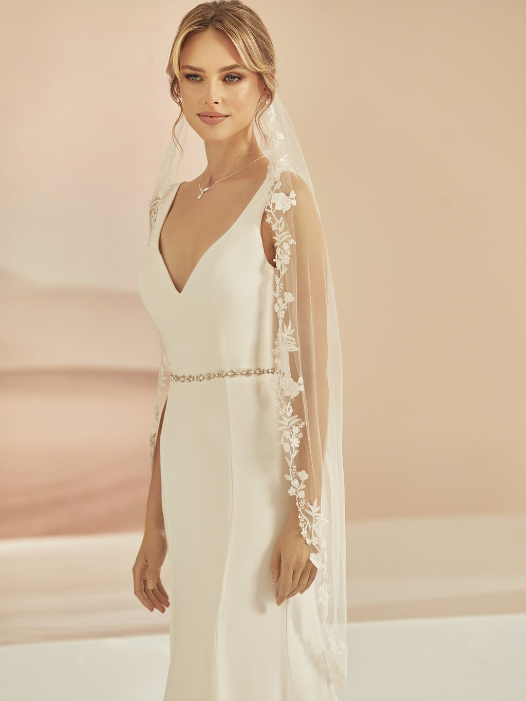 LACE EDGE VEIL S413