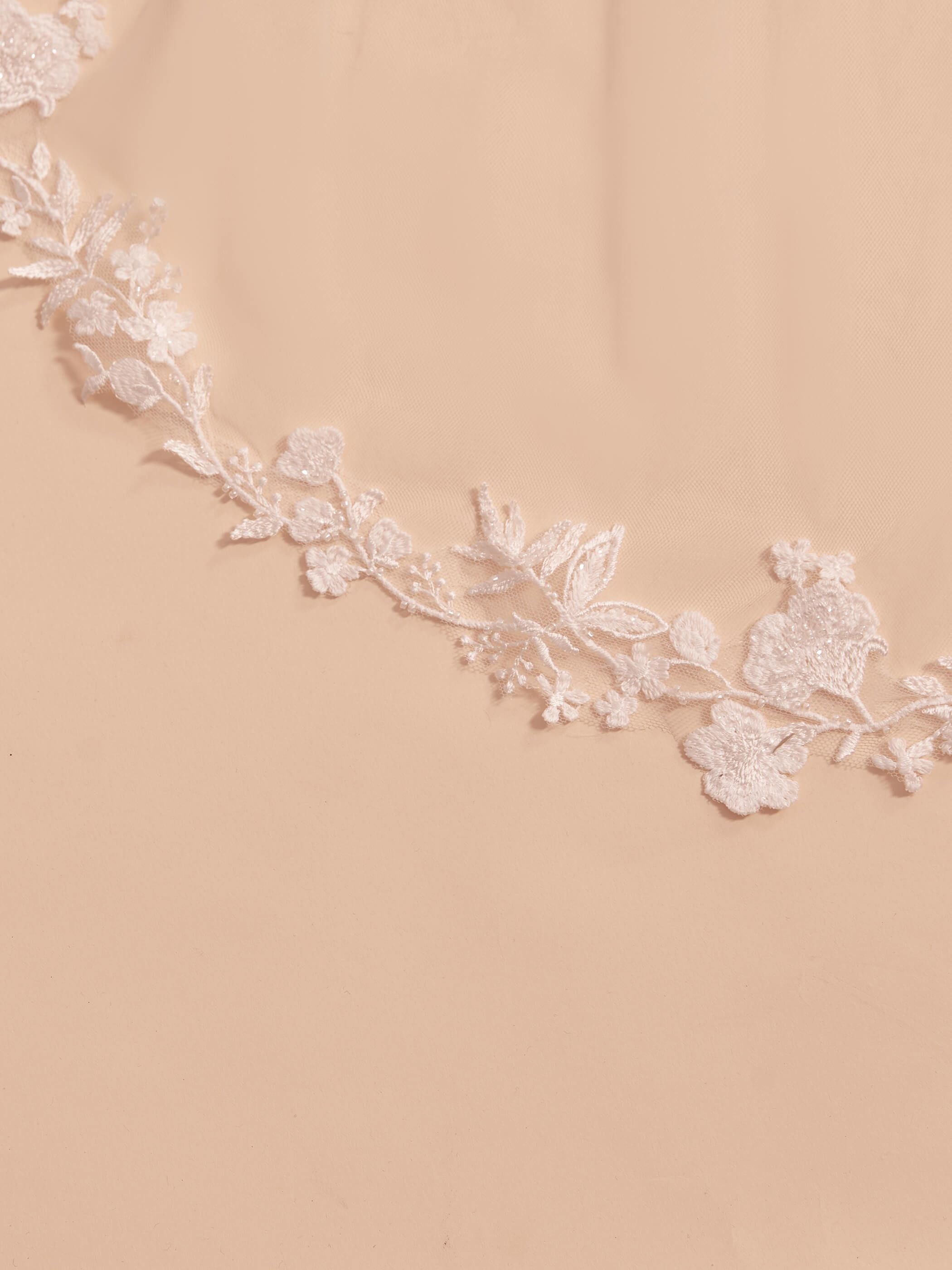 LACE EDGE VEIL S413