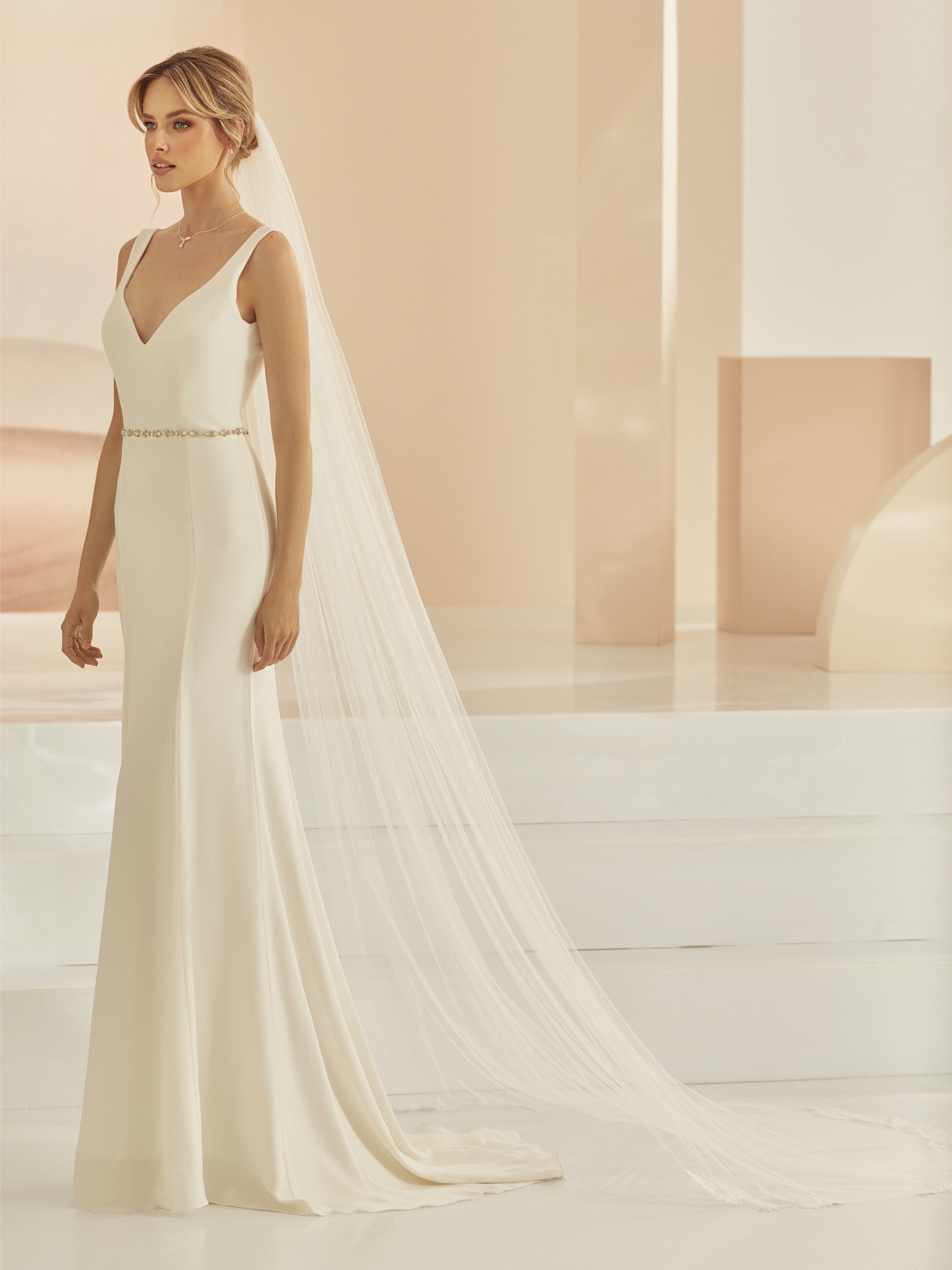 LACE EDGE VEIL S414