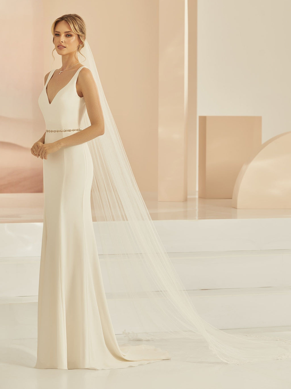 LACE EDGE VEIL S416