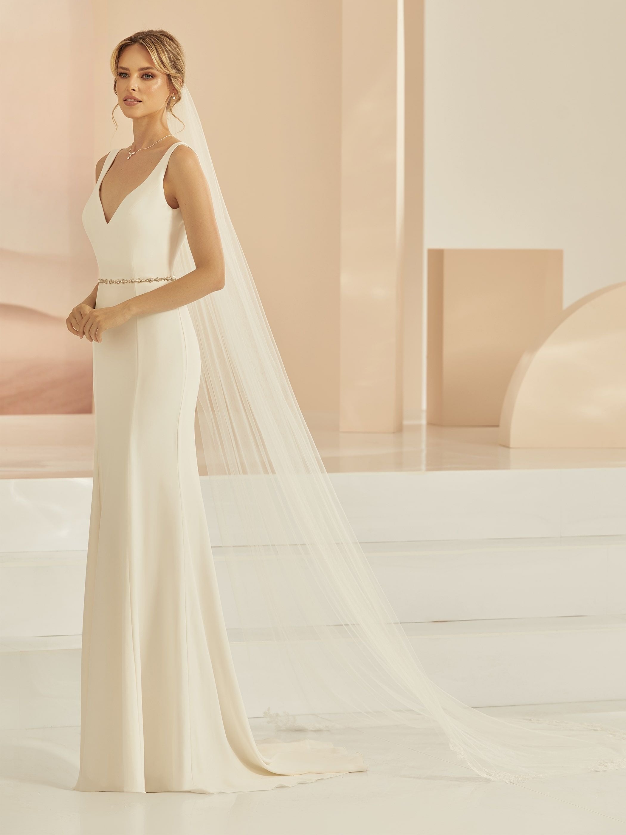 LACE EDGE VEIL S416