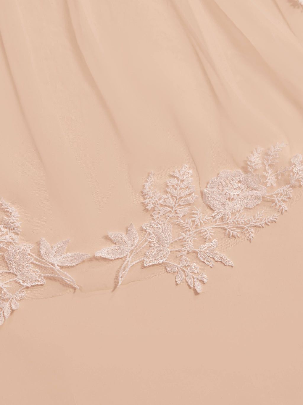 LACE EDGE VEIL S416