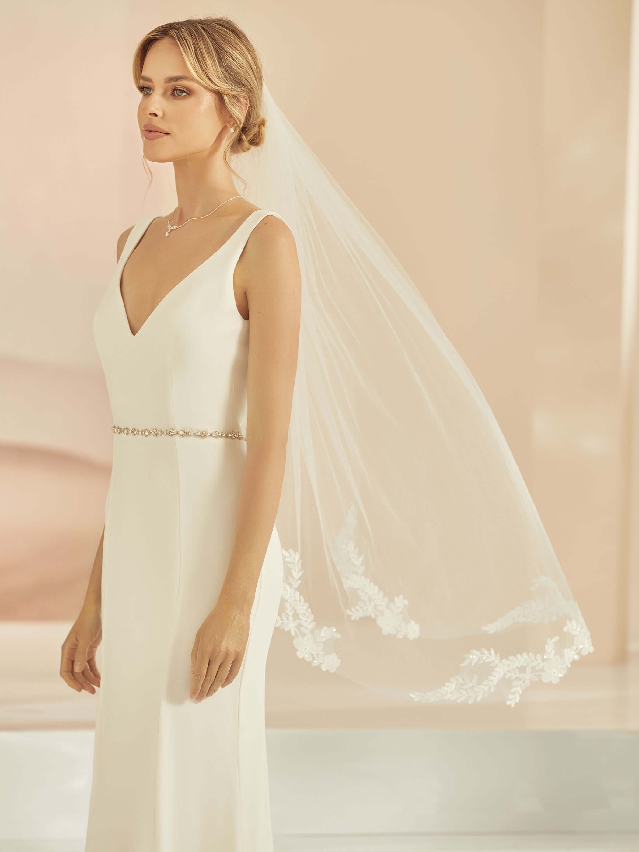 LACE EDGE VEIL S418