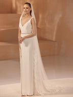LACE EDGED VEIL S471