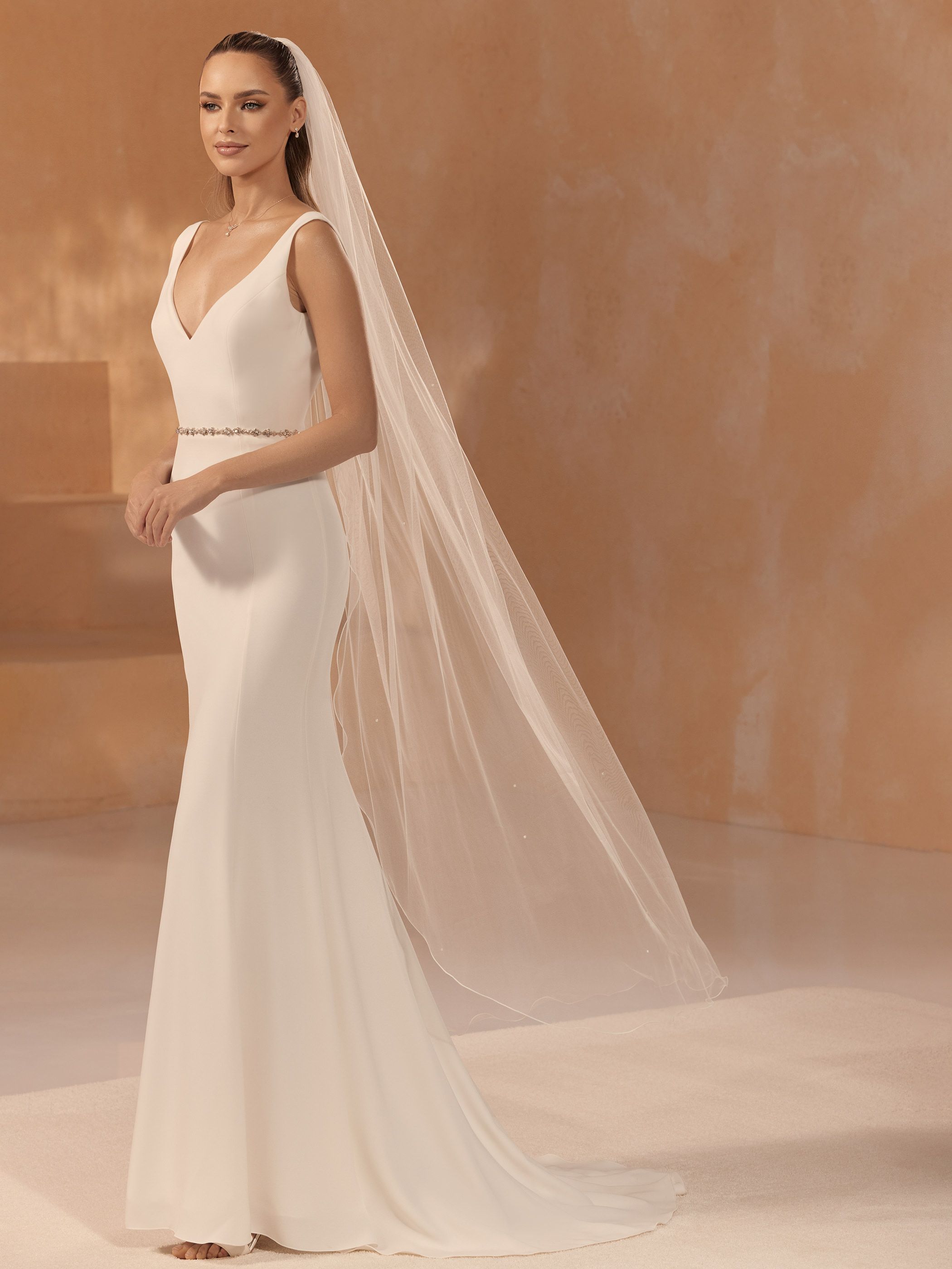 CORDED EDGE VEIL S476