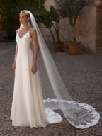 LACE EDGED VEIL S514