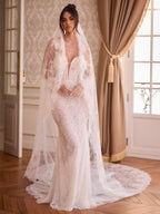LACE EDGE VEIL S547
