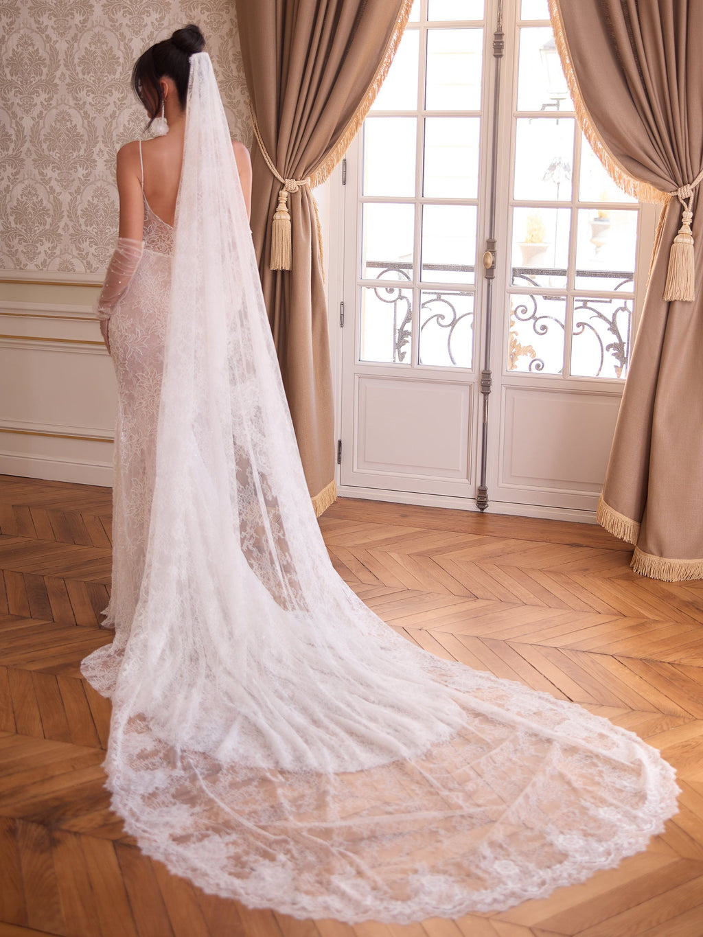 LACE EDGE VEIL S547