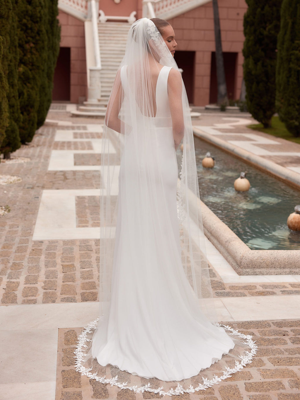 LACE EDGE VEIL S563