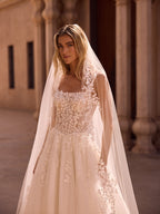 LACE EDGED VEIL S575