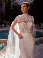 BRIDAL CAPE E547