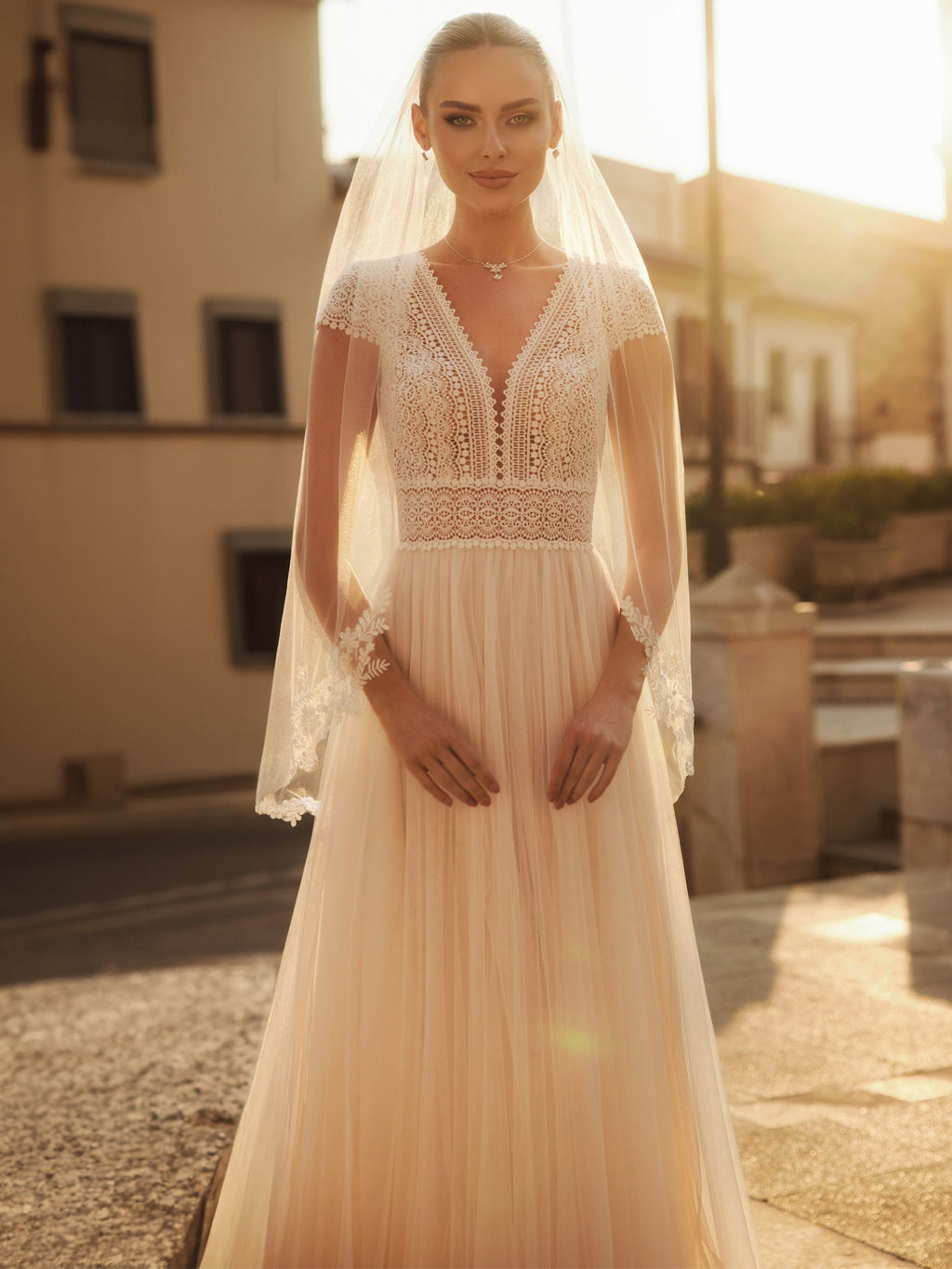 LACE EDGE VEIL S462