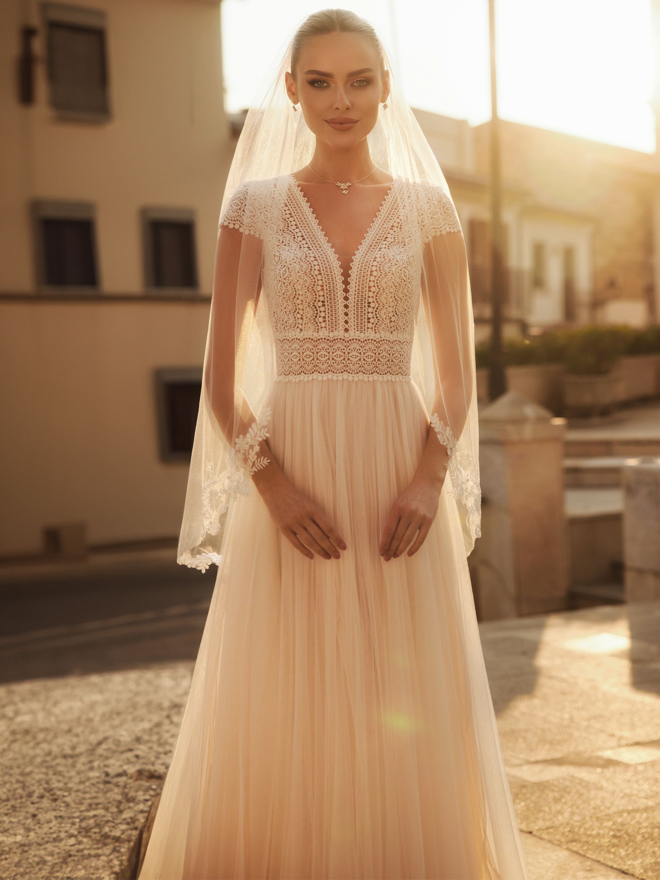 LACE EDGE VEIL S462
