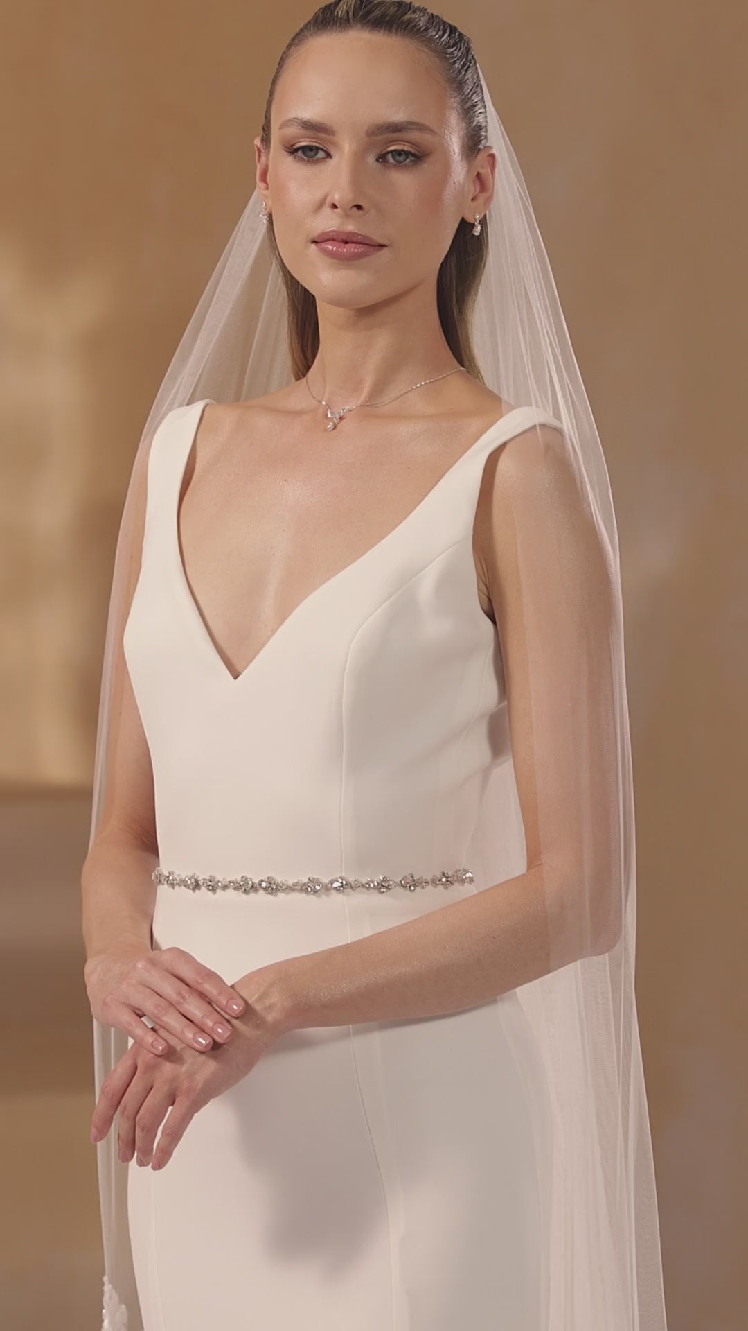LACE EDGED VEIL S471