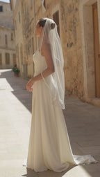 LACE EDGED VEIL S508