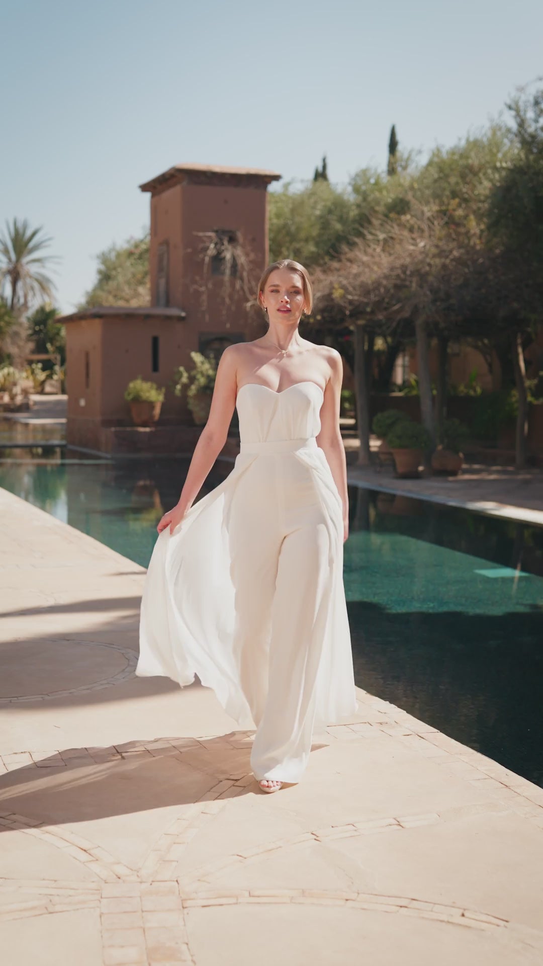 DOVE BRIDAL JUMPSUIT