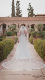 LACE EDGED VEIL S533