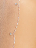 GLASS BEADED EDGE VEIL S205