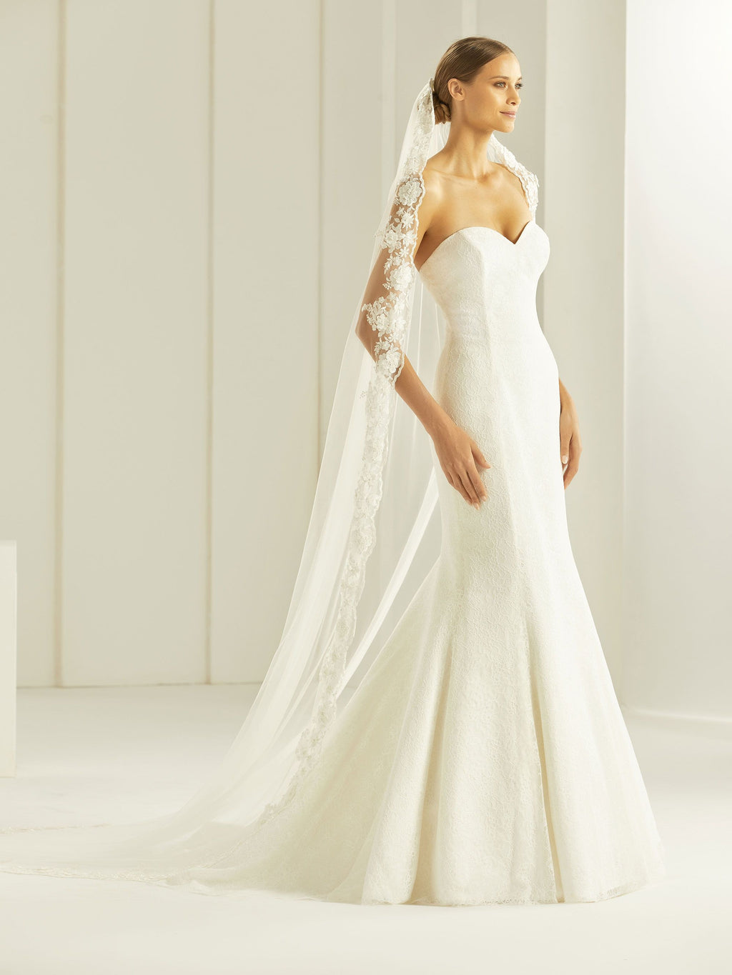 LACE EDGE VEIL S274