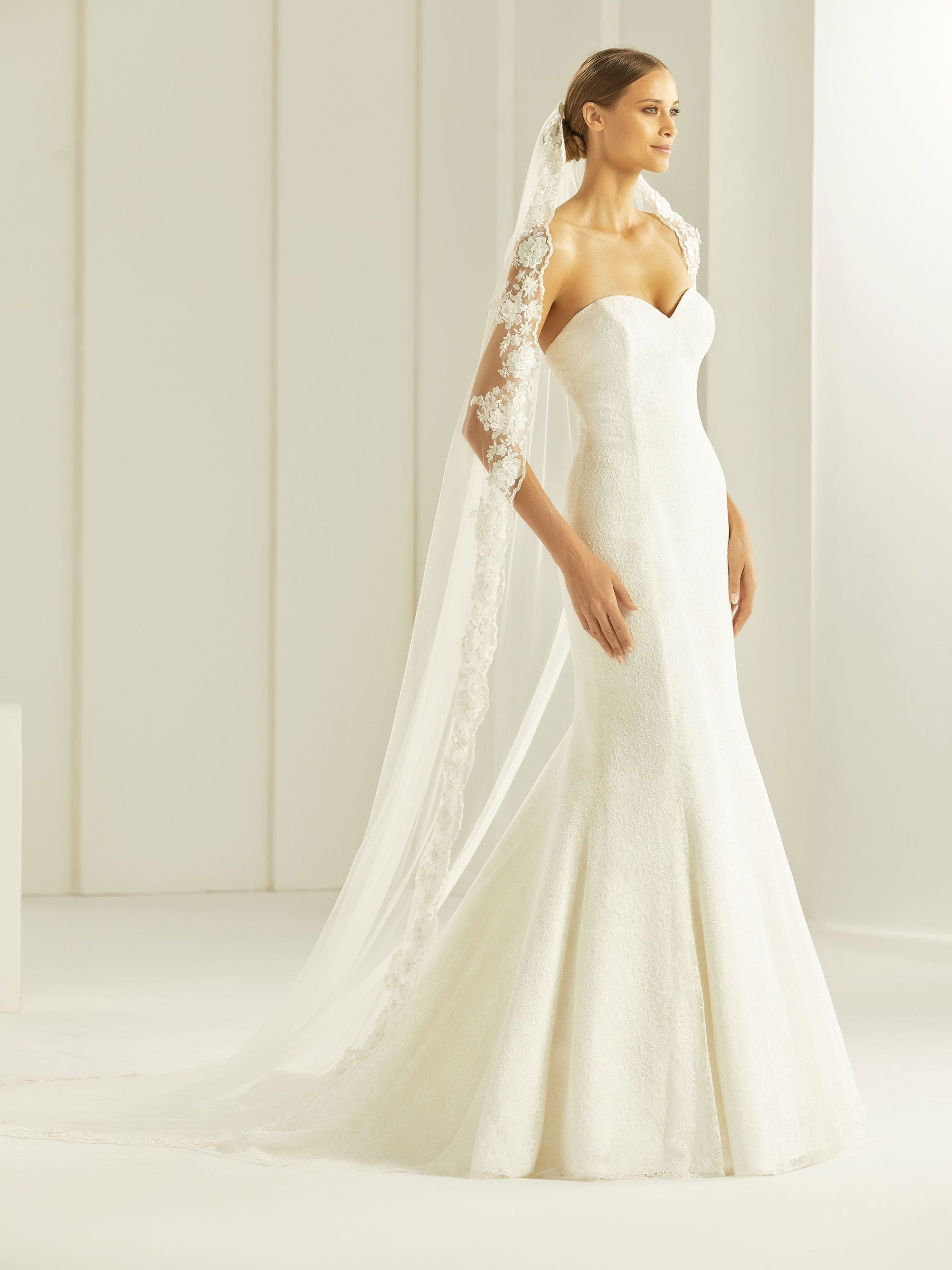 LACE EDGE VEIL S274
